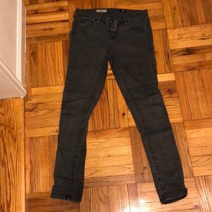 AG grey wash skinny denims